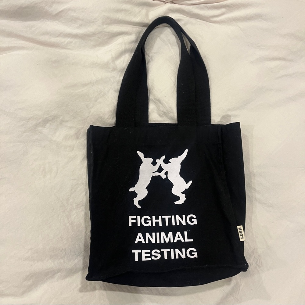 LUSH Organic Cotton Tote Shoulder Bag